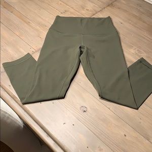 Lululemon Align Crop (21”) size 4 Dark Olive